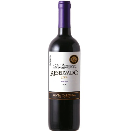 VINO MERLOT SANTA CAROLINA 750 ML.
