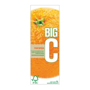 JUGO BIG C NARANJA 200 ML.