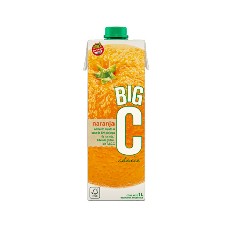 JUGO BIG C NARANJA 1LT.