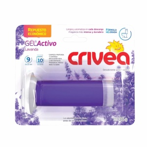 LIMPIADOR CRIVEA GEL ACTIVO LAVANDA 36 GR