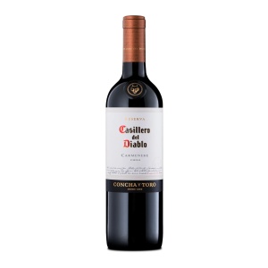 VINO CASILLERO DEL DIABLO CARMENERE 750 ML.