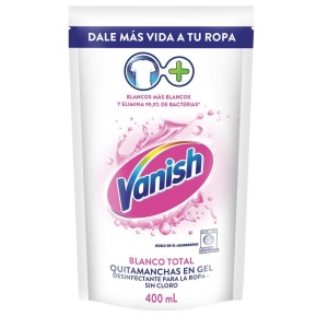 PRE-LAVADO VANISH WHITE DOY PACK 400 ML