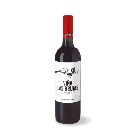 VINO MALBEC VIÑAS LAS BRUJAS 750 ML.