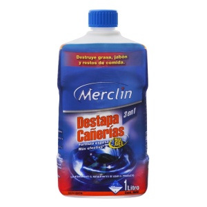DESTAPA CAÑERIAS MAX GEL 1 LT MERCLIN