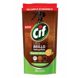 LIMPIADOR CIF BRILLO ESENCIAL DOY PACK CITRICO