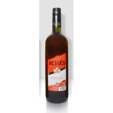 VINO MOSCATEL ROSADO ROSES 750 ML.