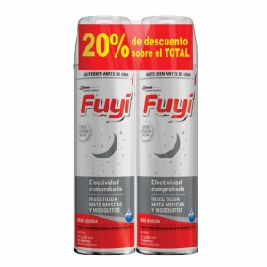 INSECTICIDA FUYI MATA MOSCAS Y MOSQUITOS 360 CC X 2 UN