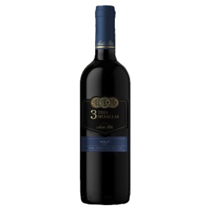 VINO SANTA RITA 3 MEDALLAS MERLOT 750 ML.