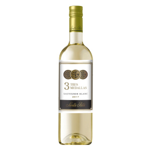 VINO SANTA RITA 3 MEDALLAS SUVIGNON BLANC 750 ML.