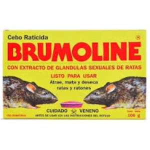 RATICIDA BRUMOLINE 100 GR