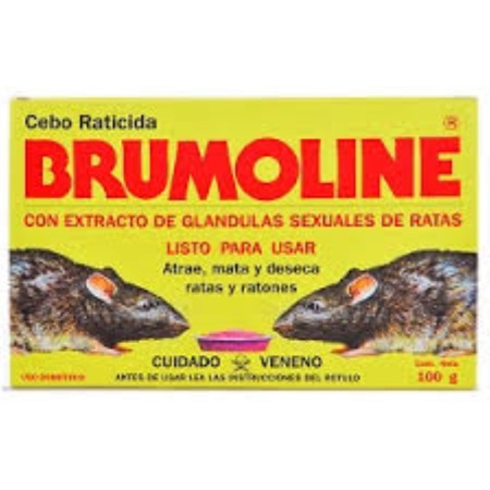 RATICIDA BRUMOLINE 100 GR