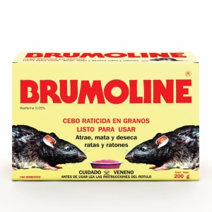RATICIDA BRUMOLINE 200 GR