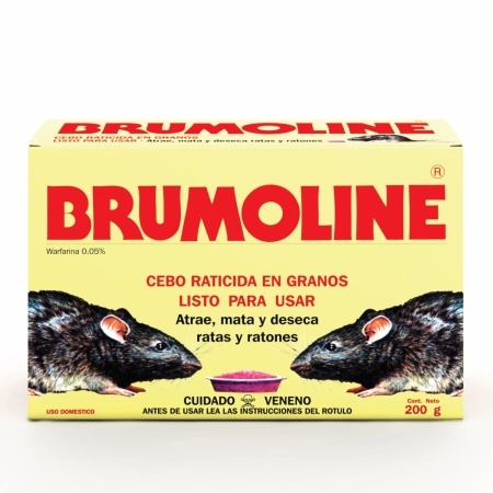 RATICIDA BRUMOLINE 200 GR