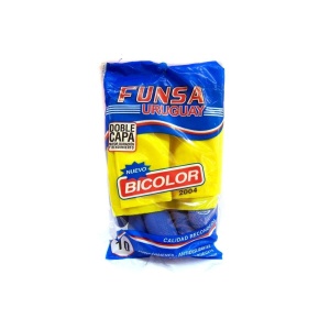 GUANTES BICOLOR FUNSA N°10