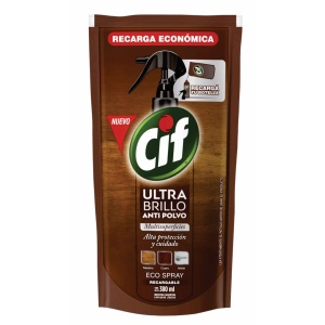 LIMPIADOR CIF ULTRA BRILLO DOY PACK 380 ML
