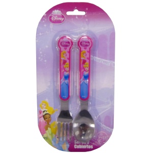 CUBIERTOS SET X2 - VARIOS PERSONAJES