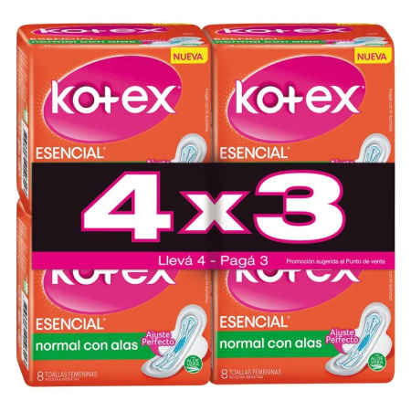 TOALLAS KOTEX ULTRA FINA X 32 UN 4X3