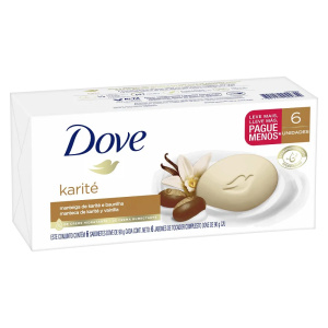 JABON DOVE 90 GR. KARITÉ - VAINILLA x 6