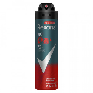 DESODORANTE REXONA 150 ML. ANTIBACTERIAL MEN AEROSOL
