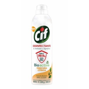 DESINFECTANTE CIF AEROSOL FRESCURA CITRICA 360 ML