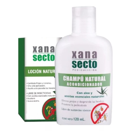 LOCION XANASECTO + CHAMPU 120 ML.
