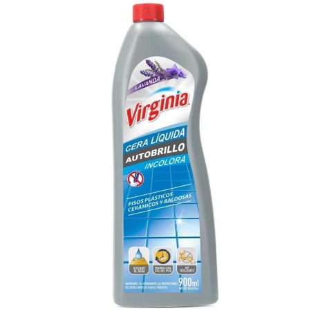 CERA VIRGINIA BRILLO INCOLORO 900 ML.