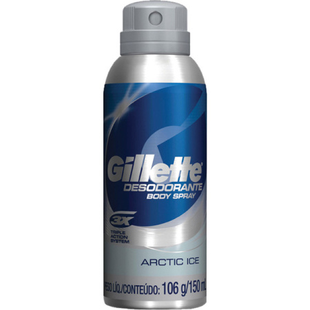 DESODORANTE GILLETTE 85 GR ARTIC ICE CLEAR AEROSOL