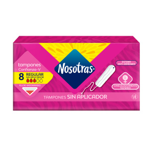 TAMPONES NOSOTRAS REGULAR x 8