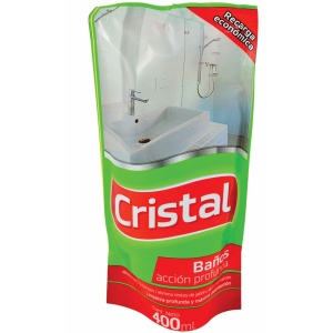 LIMPIADOR CRISTAL BAÑO DOY PACK 400 ML