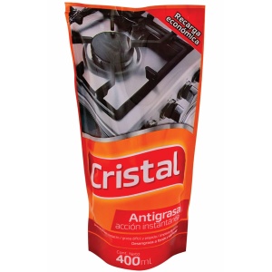 LIMPIADOR CRISTAL ANTIGRASA DOY PACK 400 ML