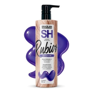 CHAMPU BRAZILIAN 500 ML MATIZADOR RUBIOS