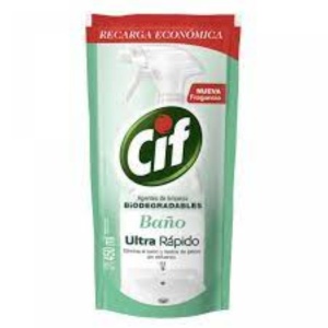 LIMPIADOR CIF BAÑO BIO ACTIVE DOY PACK 450 ML
