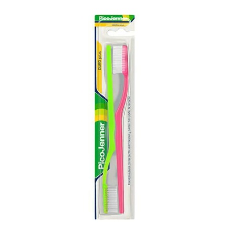 CEPILLO DENTAL PICO JENNER DURO PLUS PACK X 2