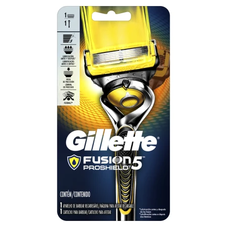 MAQUINA PARA AFEITAR GILLETTE FUSHION 5 PROSHIELD