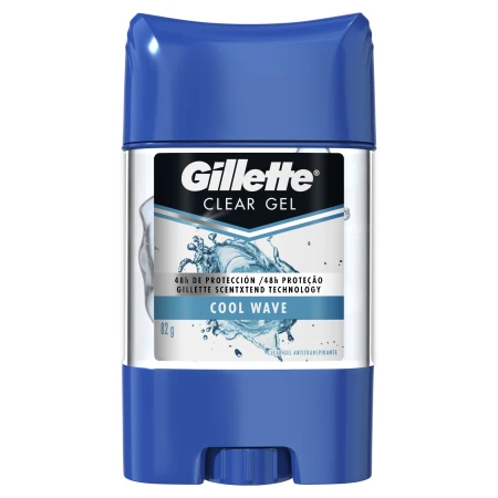 DESODORANTE GILLETTE CLEAR GEL COOL WAVE BARRA