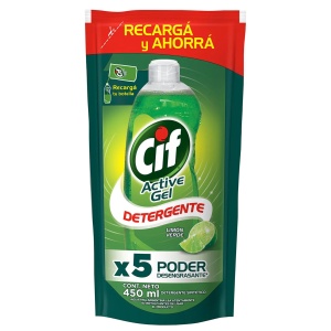 DETERGENTE CIF BIOACTIVE LIMA 450 ML