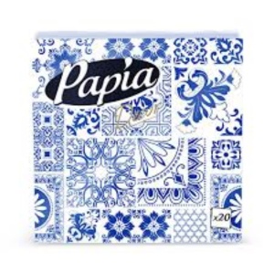 SERVILLETAS PAPIA DECORADA X 20 GR