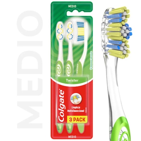 CEPILLO DENTAL COLGATE TWISTER 3 X 2