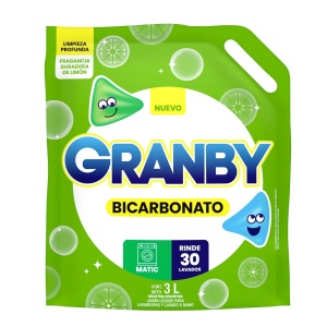 JABON LIQUIDO GRANBY 3 LT. LIMON DOY PACK