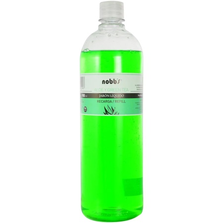 JABON LÍQUIDO NOBB'S 980 ML. RECARGA ALOE-TE