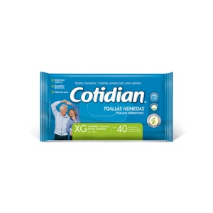 TOALLAS HUMEDAS COTIDIAN XG X 40 UNID.