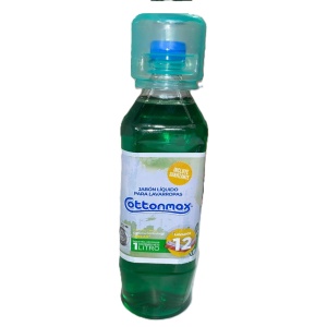 JABON LIQUIDO COTTONMAX CON SUAVIZANTE 1 LT.