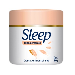 DESODORANTE SLEEP 80 GR PIEL SENSIBLE CREMA