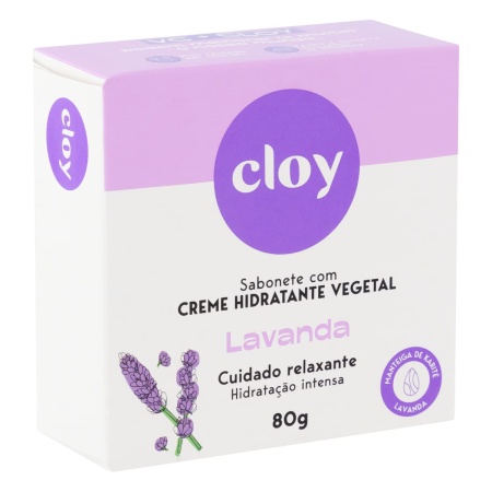 JABON TOCADOR CLOY 80 GR. LAVANDA