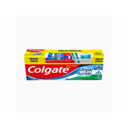 PACK COLGATE -CREMA DENTAL 90 GR TRIPLE ACCION + CEPILLO