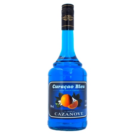 LICOR CAZANOVE NARANJA CURAZAO BLUE