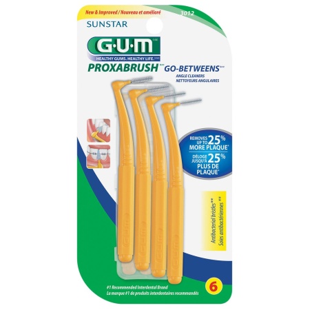 CEPILLO INTERDENTAL GUM PROXABRUSH CON ESTUCHE X 4