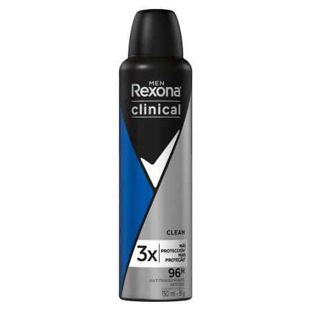 DESODORANTE REXONA 110 ML. CLINICAL CLEAN AEROSOL