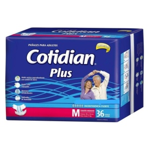 PAÑAL COTIDIAN PLUS MEDIANO X 36 UN