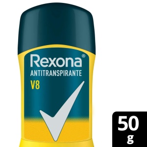 DESODORANTE REXONA 50 GR. V8 BARRA